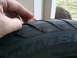 1993 Ford Probe - Checking tire tread depth with a penny.