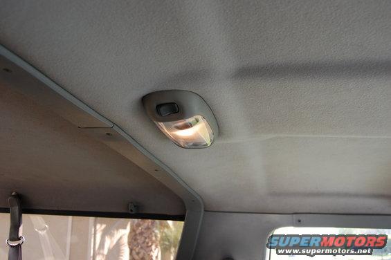 1994 Ford Bronco interior dome light and headliner