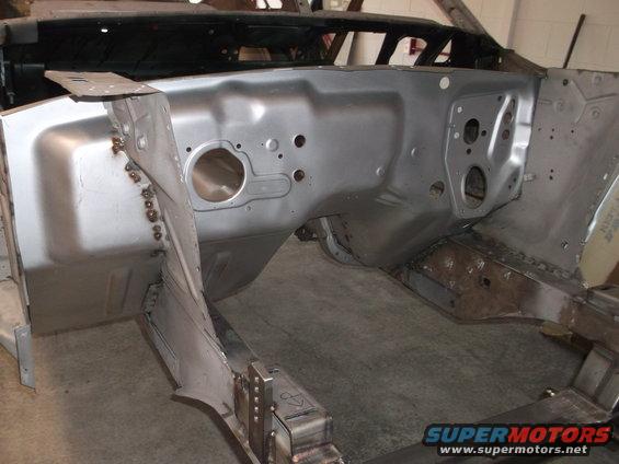 Dynacorn 1 piece firewall welded in.