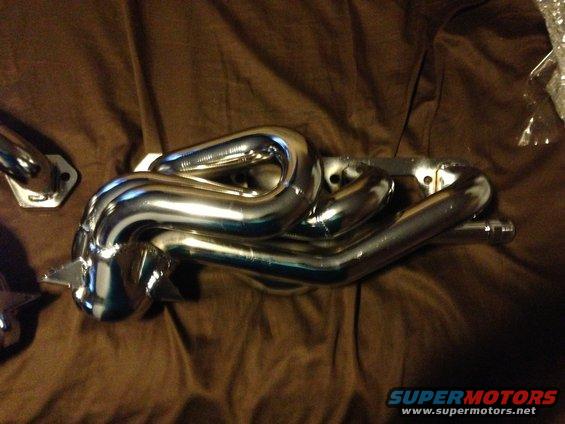 Passenger side header. Talk about a tangle of pipes.

Update: I have sent these back in favor of the ceramic ones as I could not accept installing a part that was not fully coated and rusting right out of the box.