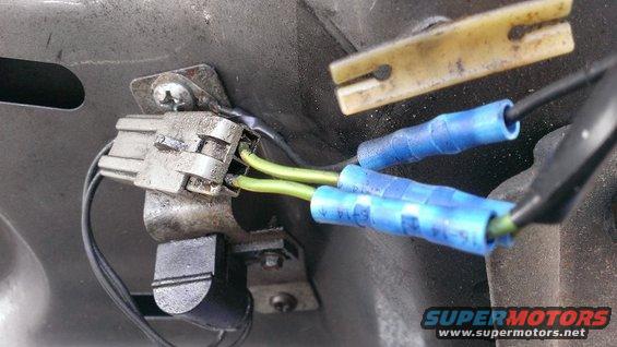 Undetermined wire connection under the hood