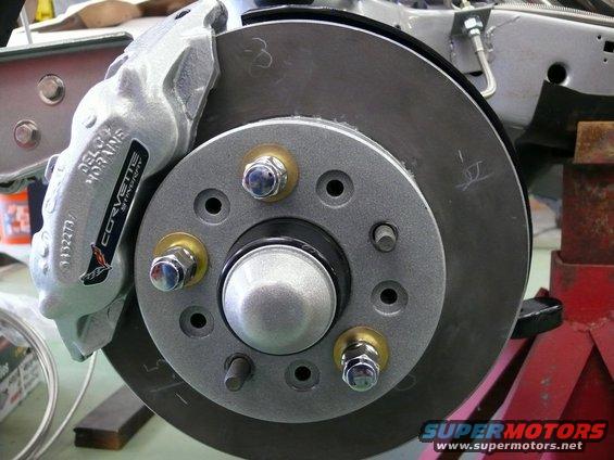 Corvette Stingray brake caliper with Delco Moraine branding and part number 1132273