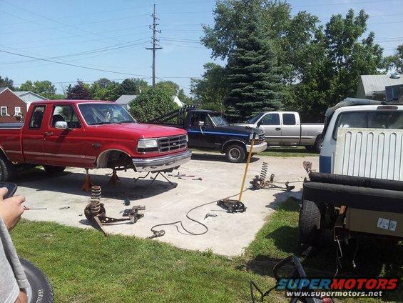 Chaos of 4x4 swap