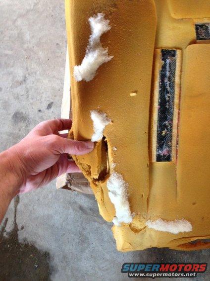 oe-closeup.jpg A close up of the left side. 19 years worth of asses sliding in and out have taken its toll.