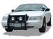 2004 Ford Crown Victoria - Front view of a 2004 Ford Crown Victoria equipped with a heavy-duty push bumper.