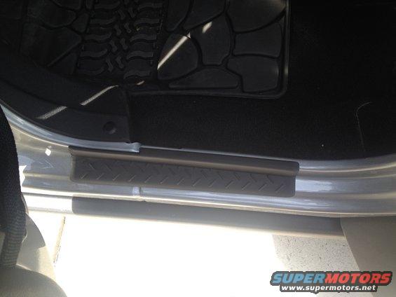 2014 Jeep Rubicon Unlimited JKUR Mopar Door Sill protectors