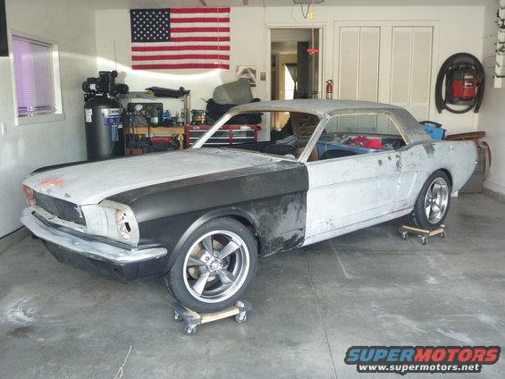 1965 Mustang 17x7 wheels with 235/45-17 tires