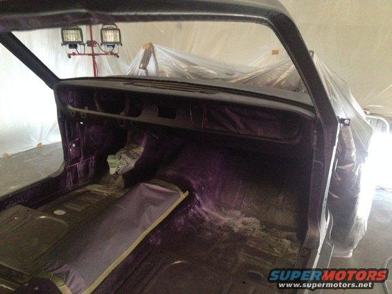1965 Mustang in Black Epoxy Primer