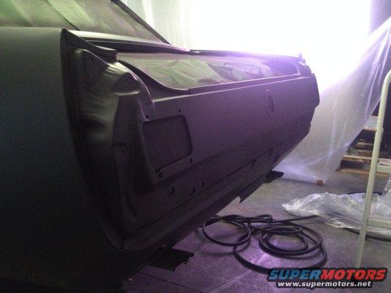 1965 Mustang in Black Epoxy Primer