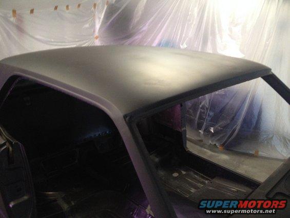 1965 Mustang in Black Epoxy Primer