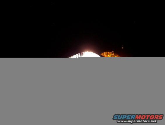 car dashboard with sun glare