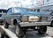 1968 Ford Mustang - Modified 1964 Ford Falcon drag car being transported on a trailer.