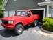 1995 Ford Bronco - View with the top removed. Did it myself. After removing all the bolts , just slid it off the back until I could set it…