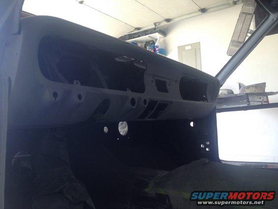 1965 Mustang prepping primer for paint