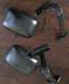1988 Ford Bronco - Mirrors after painting with VHT Engine Metallic and baking in the oven for 60mins at 200 degrees.