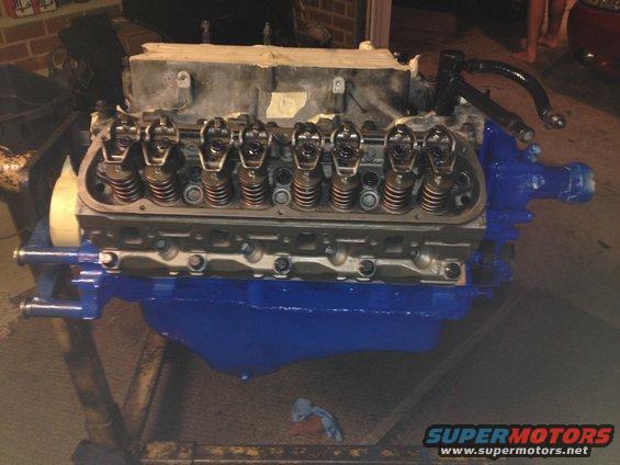 5.0   Heads and intake installed