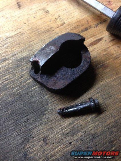 I had to drill out the passenger side bolt. The points were completly rusted and gone. I'm pissed at myself that I ended up being off center becasue I got impatient. All in all I think I am lucky. It didn't break all the way through, so I think I can still mount it. I'll just get a flat headed bolt and nut with some washers to secure it. I'm just not looking forward to completely disassembling the auto hub, and brakes just to reinstall the shield. Thanks Ford for the assbackwards engineering.
