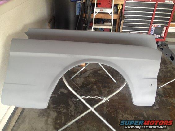 1965 Mustang Fenders in Urethane Primer
