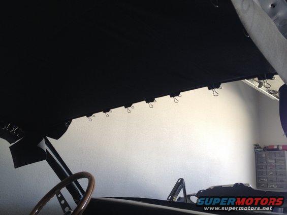 1965 Mustang Peel Seal and Headliner Install