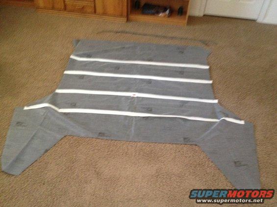1965 Mustang Peel Seal and Headliner Install