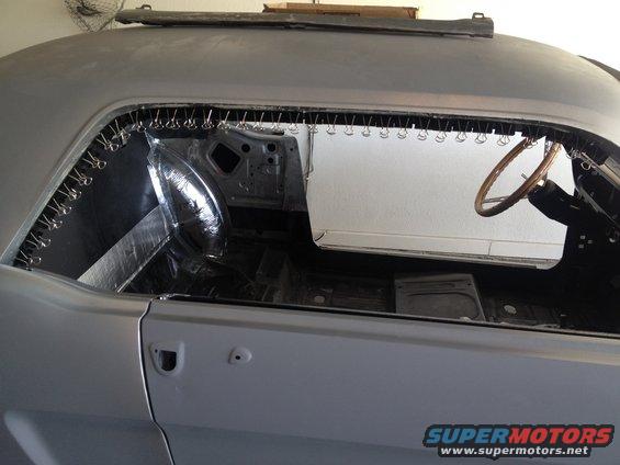 1965 Mustang Peel Seal and Headliner Install 
