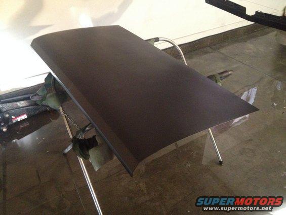 1965 Mustang Trunk lid epoxied
