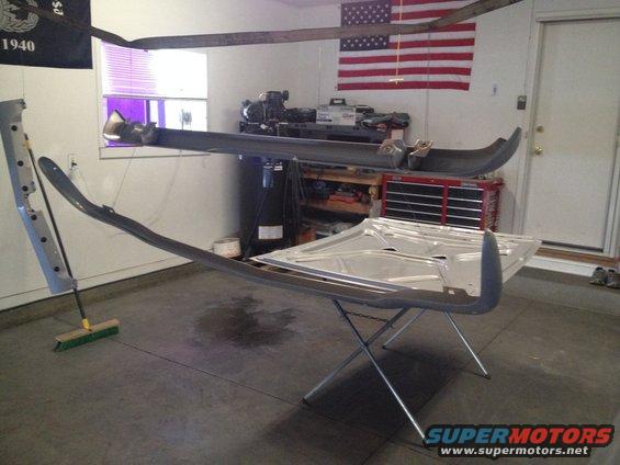 photo-2.jpg 1965 Mustang backside of bumpers chop top silver