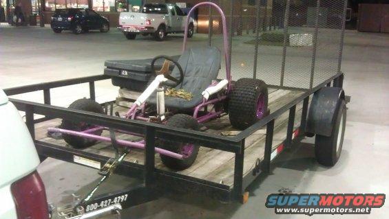 imag0264.jpg This rusty go kart frame cost me $35 I ended up rebuilding it, with a new axle, chain, clutch, brake caliper, and a used Tecumseh 6.5 powersport. I traded it for a Craftsman lt1000 and a Toro recycler push mower, as the brakes would wear and become useless after a few stops. It was pretty damn fast though.