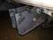 1990 Mitsubishi Montero - Custom rear bumper brackets fabricated from steel, attached to a vehicle's frame.
