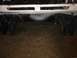 1990 Mitsubishi Montero - Front view of a 1990 Mitsubishi Montero, showing the bumper and tow hook attachments.