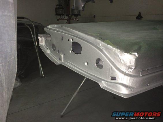 1965 Mustang DS Dynacorn Door chop top silver jambs
