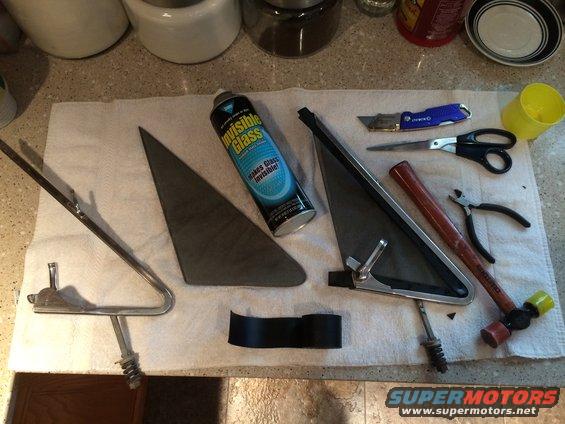 1965 Mustang vent window rebuild