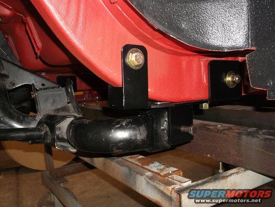 Right front cradle bracket.