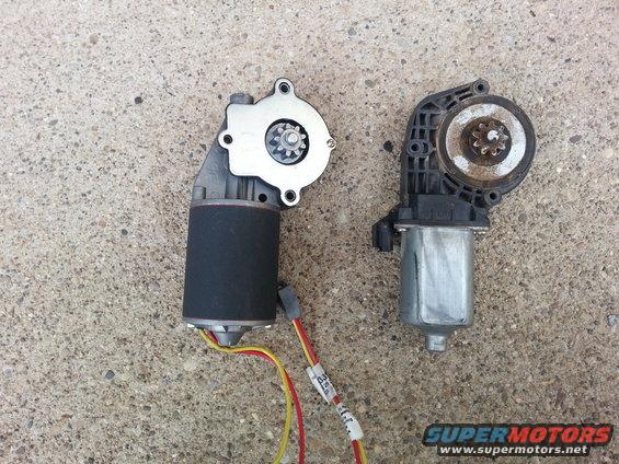 Rear Lift Motor Comparison Picture - Rear side