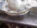 1986 Ford Bronco - A close-up view of a welded differential cover, showing the results of metalworking.