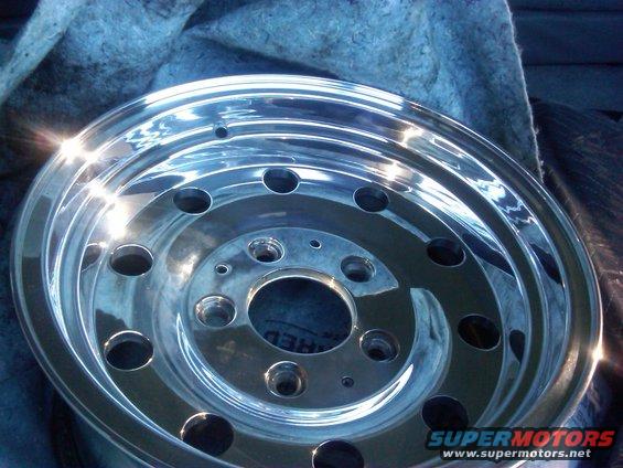 Chrome wheel with multiple lug nut holes