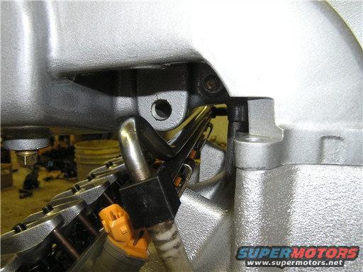 Close-up of engine fuel injectors and intake manifold