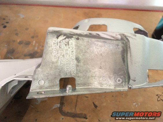 1965 Mustang headlight bucket repair kit