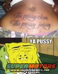 Tattooed stomach and Spongebob Squarepants meme