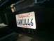 1997 Dodge 3500 - California license plate 6WKU446 is attached to the front bumper of a vehicle.
