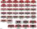 1978 Ford Bronco - This diagram displays various Ford truck grille designs across multiple model years.