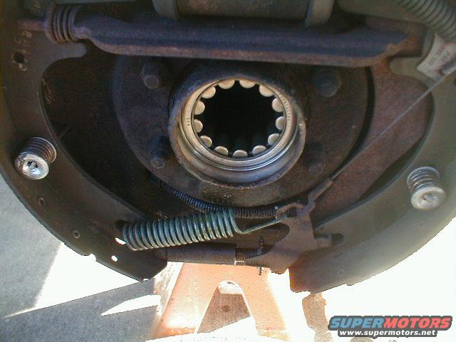 New axle shaft bearing.