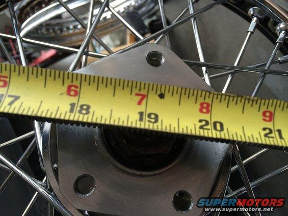 1975 Shovelhead - measuring for front end 
