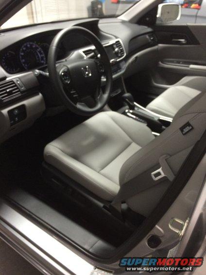 2014 Honda Accord interior showing dashboard, steering wheel, and front seats