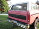 1979 Ford Bronco - This red and white SUV's body style suggests a model year around 1978, not 1979 as claimed.