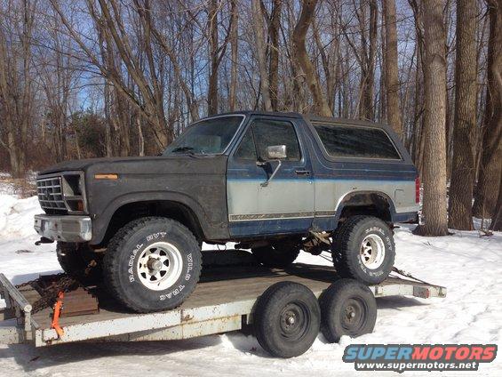 February 2014. Truck sat for 4 years, my uncle bought it from my brother in December 2013, tried to get it running and got tired of putting money in it. Gave it to me for free. He kept the new 33's and put old 35's on it. This is how i got it.