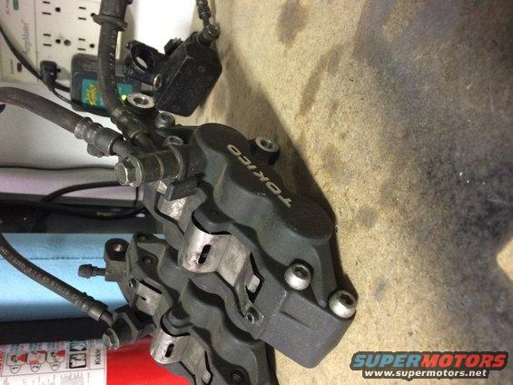 1975 Shovelhead Tokico 6 piston calipers