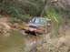 1996 Ford Bronco - Going through a river.