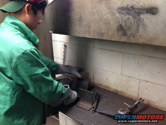 Welding the Mirror Bracket