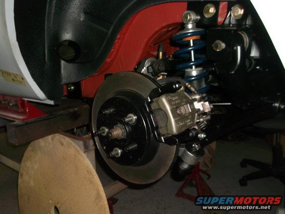 Direct air shot to rotors.